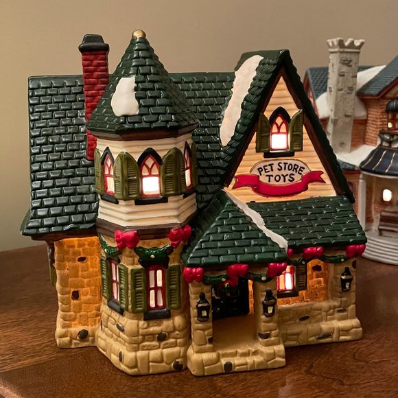 Copperfield Keepsake Accents Copperfield Keepsake Porcelain Lighted Christmas Village House